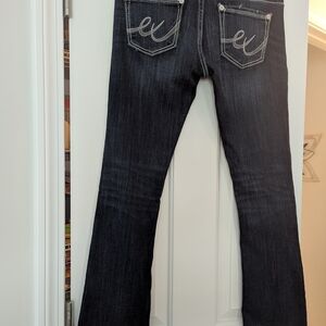 Express Women's Boot Cut Jeans in Deep Indigo